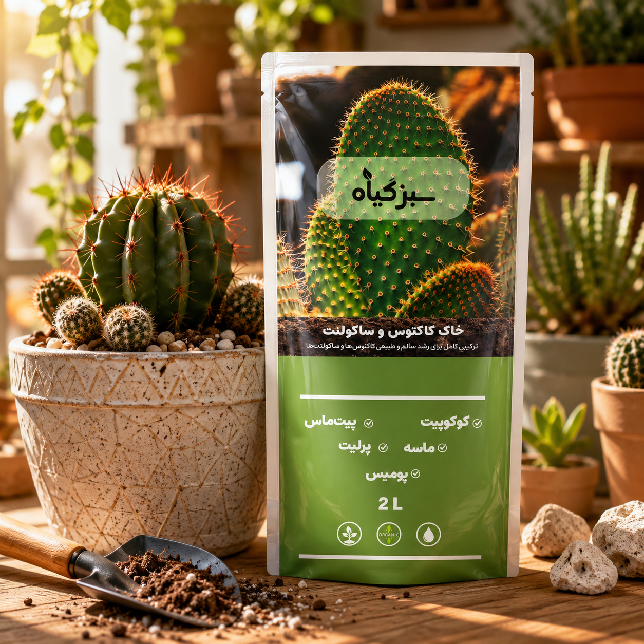 خاک مناسب کاکتوس